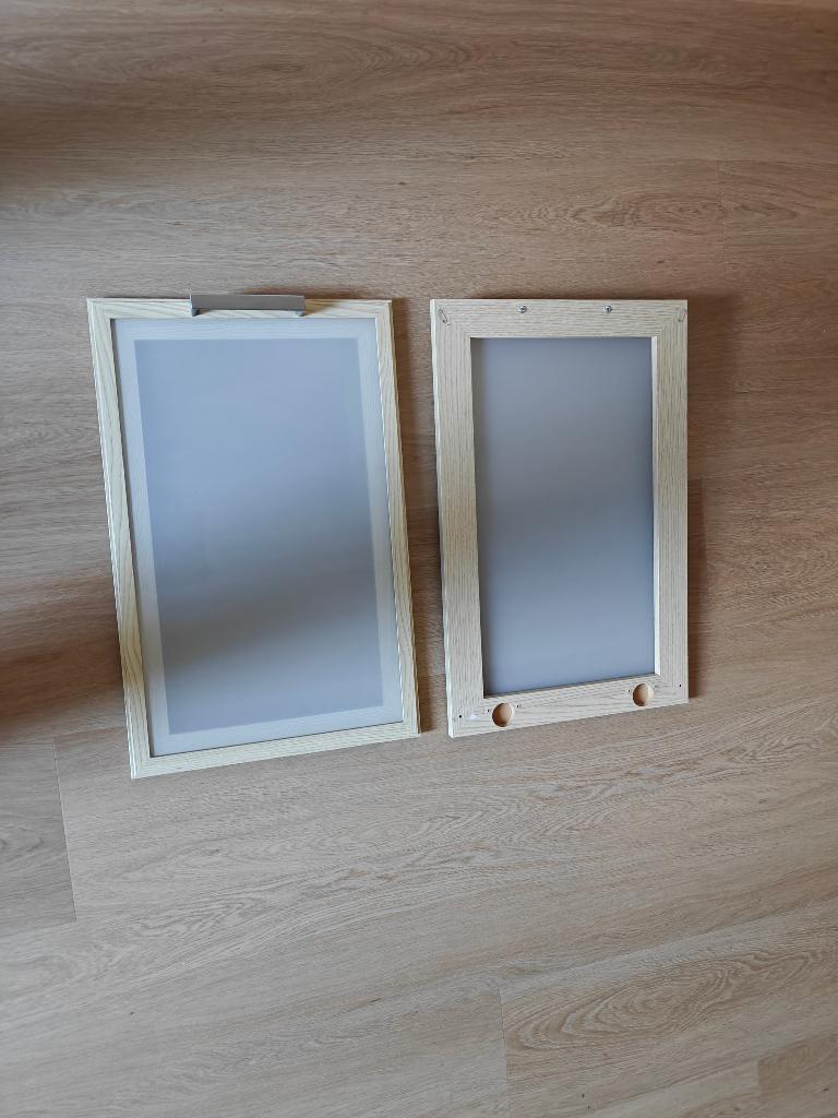 2 glazen deurtjes voor Ikea besta televisie kast, Ophalen, 50 tot 100 cm, Minder dan 100 cm, 25 tot 50 cm