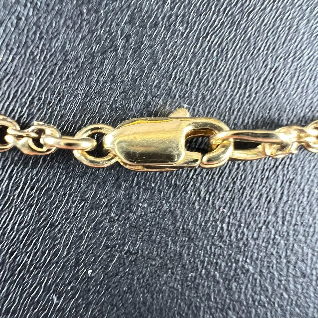 Gouden Ketting | 14k | 5,28g | 47cm | 411925, Sieraden, Tassen en Uiterlijk, Kettingen, Ophalen of Verzenden, Gebruikt, Goud, Goud