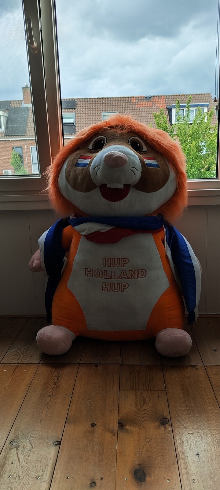 Grote Hup Holland Hup Hamster Knuffel 110 cm, Ophalen of Verzenden