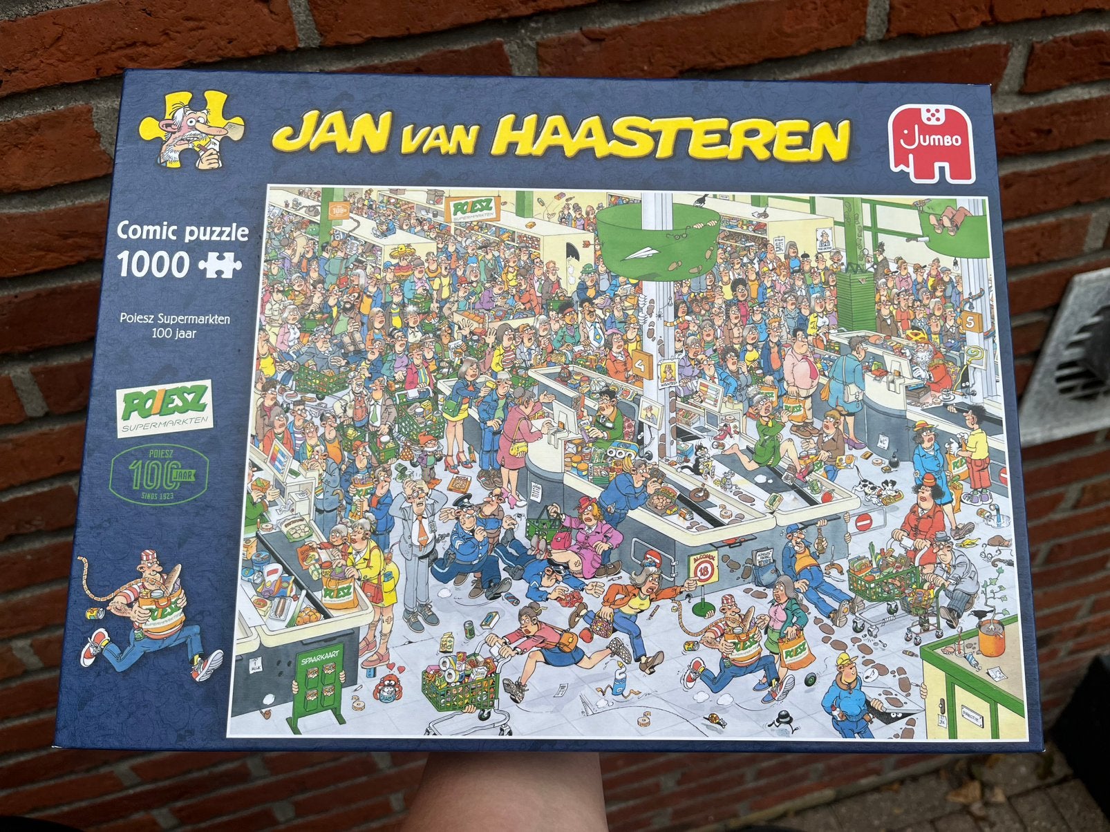Jan van Haasteren Comic Puzzel - Poiesz Supermarkten NIEUW, Hobby en Vrije tijd, Ophalen, 500 t/m 1500 stukjes, Nieuw, Legpuzzel