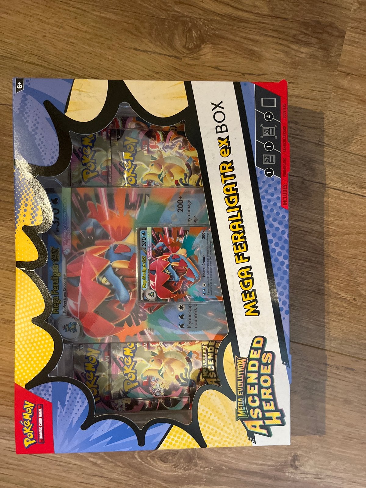 Pokémon TCG: Mega Feraligatr EX Box - Ascended Heroes, Hobby en Vrije tijd, Verzamelkaartspellen | Pokémon, Ophalen of Verzenden