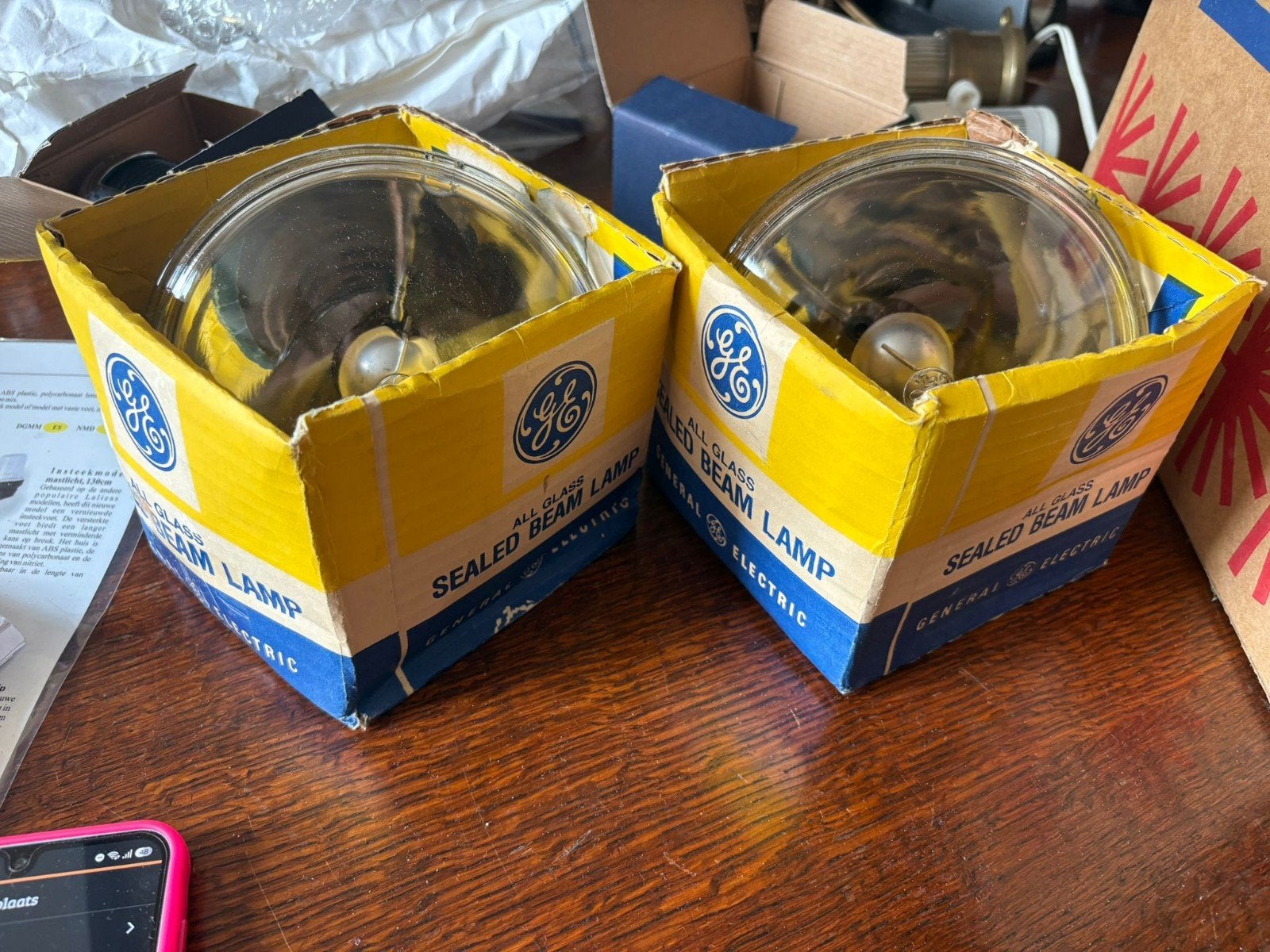 2x GE Sealed Beam Lamp - Nieuw in doos, Ophalen of Verzenden, Nieuw, Binnenverlichting