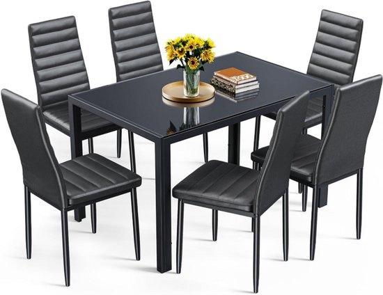 Eettafelset – Tafel En Stoelen – Dinerset – Eetkamerset, Hobby en Vrije tijd, Overige Hobby en Vrije tijd, Nieuw, Verzenden