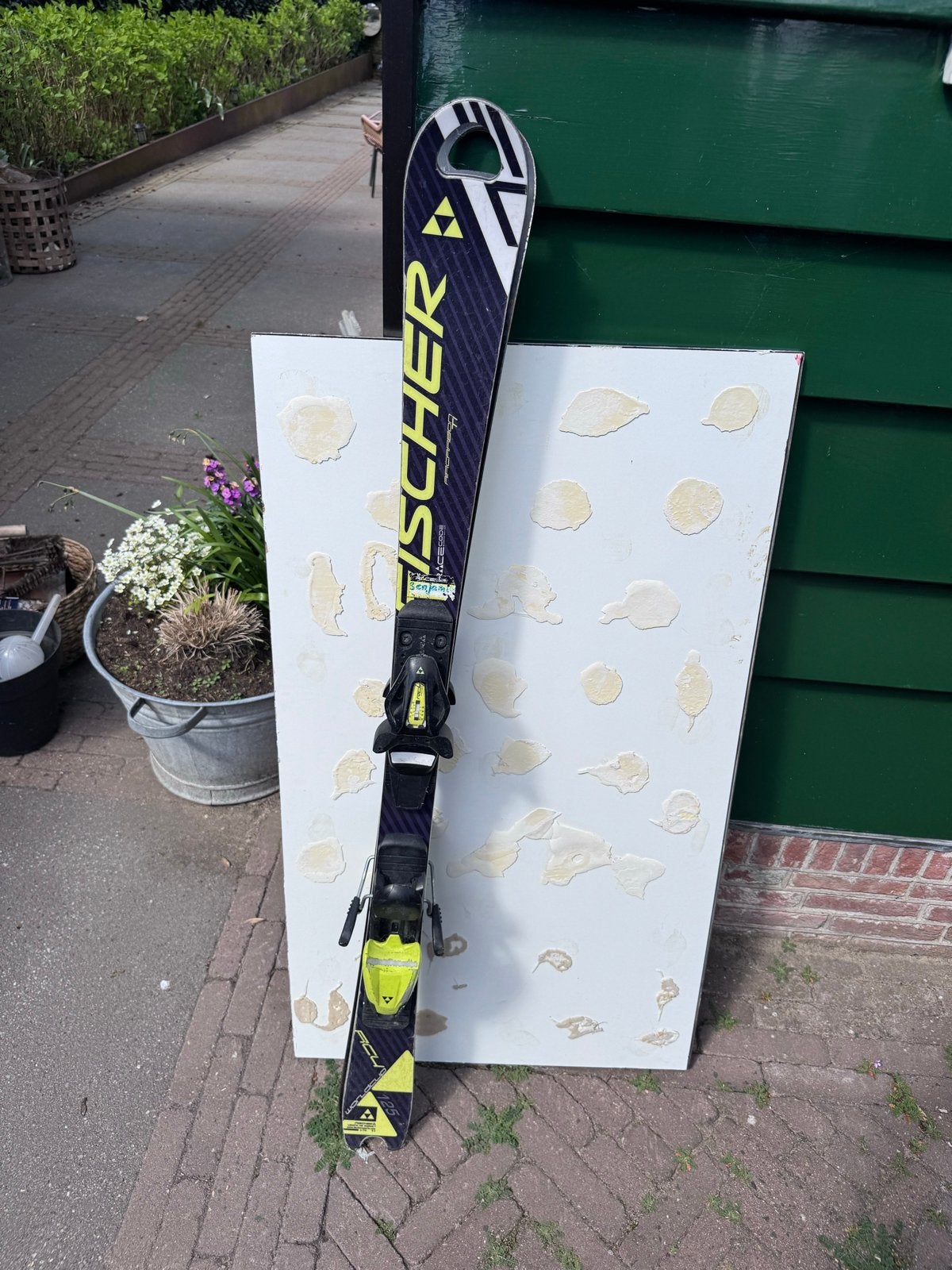 Fischer Ski's - 125 cm opknapper, Ophalen, 100 tot 140 cm, Skiën, Ski's