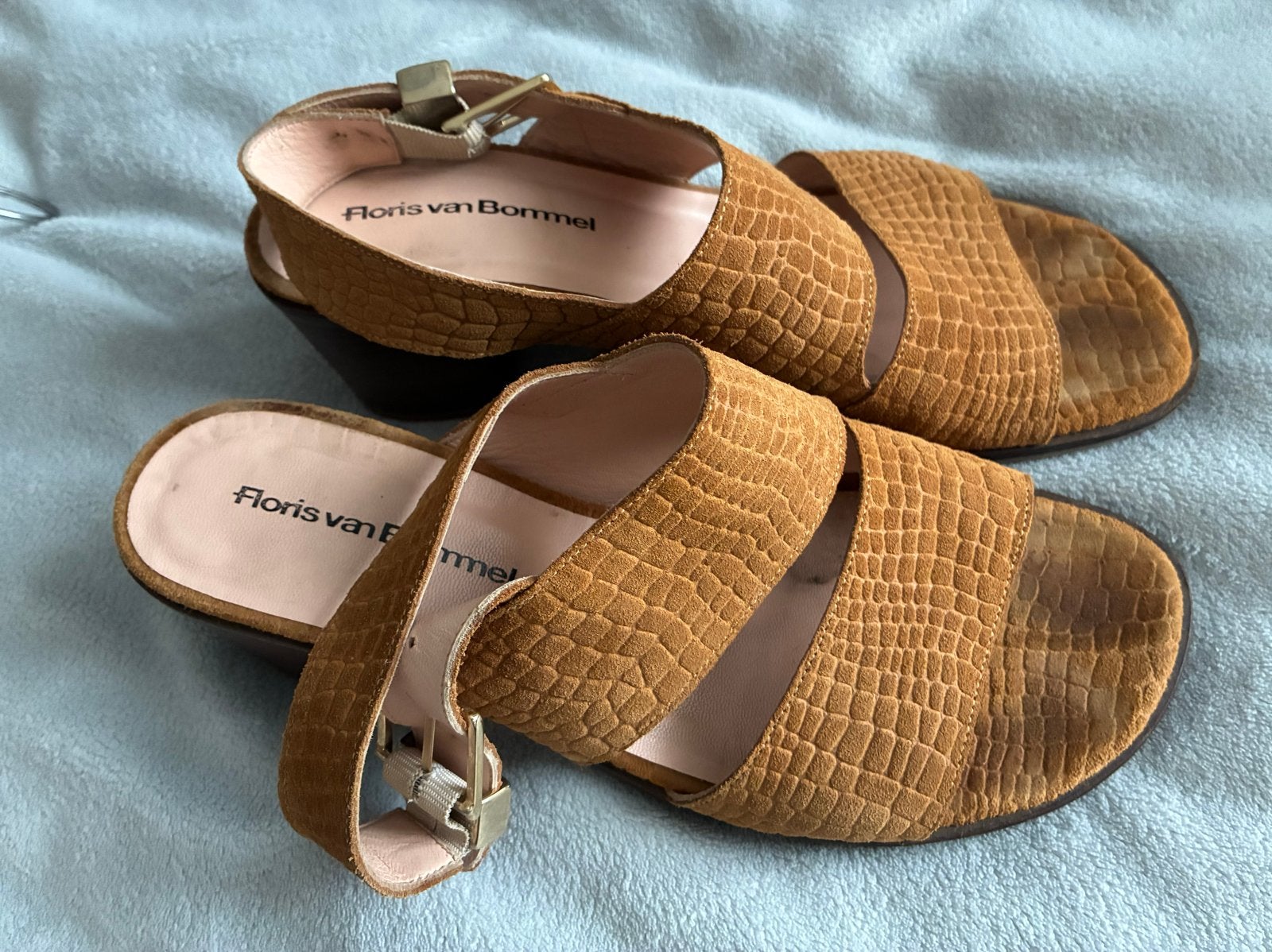 Floris van Bommel sandalen maat 40, Ophalen of Verzenden, Gedragen, Bruin, Sandalen of Muiltjes