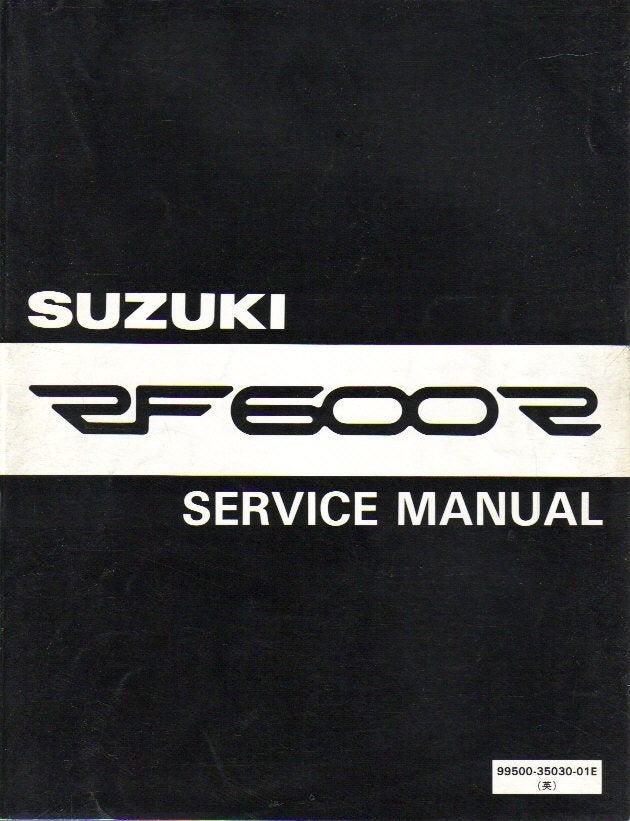 Suzuki RF600 R service manual (4755z), Motoren, Handleidingen en Instructieboekjes, Ophalen of Verzenden, Suzuki