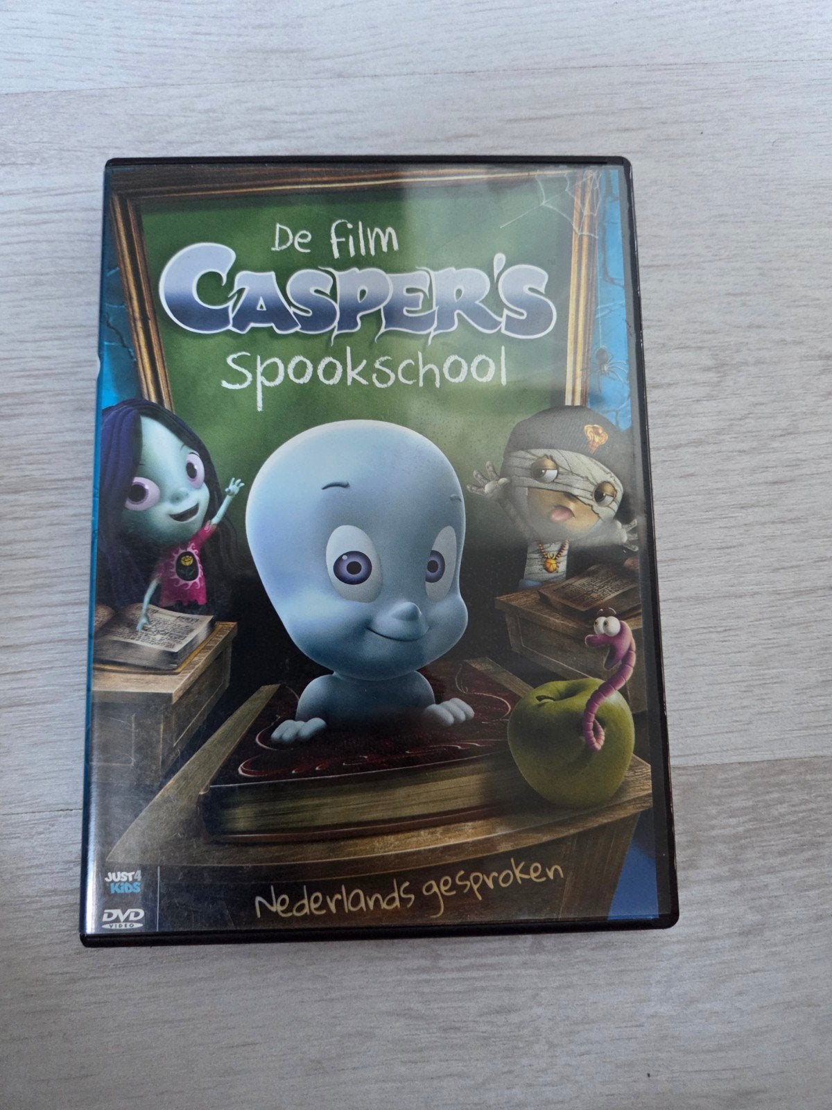 Casper's Spookschool DVD - Nederlands gesproken, Gebruikt, Verzenden, Alle leeftijden, Nederlands
