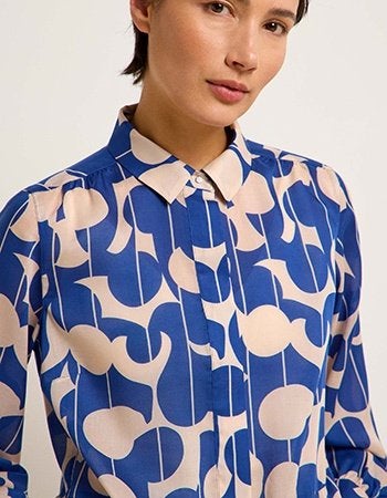 Nieuw LANIUS  jurk Graphic Dots Blue maat 38, Kleding | Dames, Blauw, Lanius, Nieuw, Onder de knie