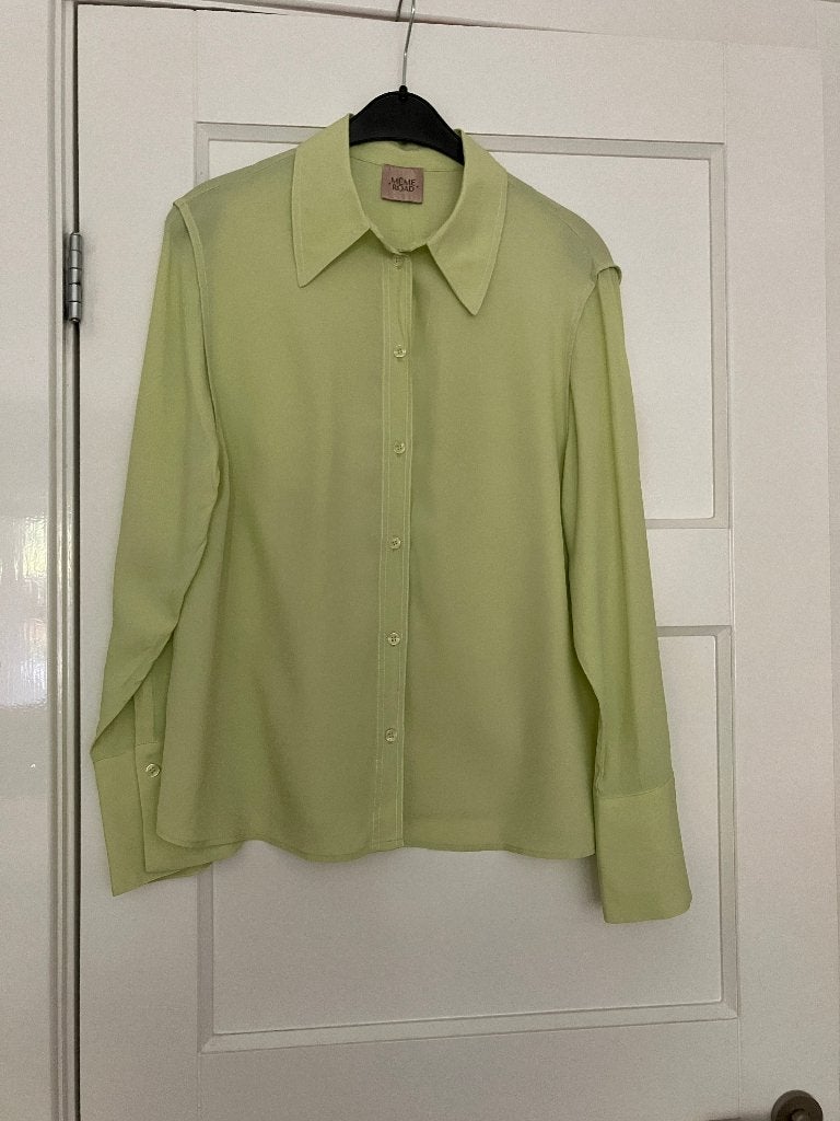 Zijde blouse van Meme Road - maat 40, Kleding | Dames, Blouses en Tunieken, Maat 38/40 (M), Geel, Ophalen of Verzenden, Onbekend