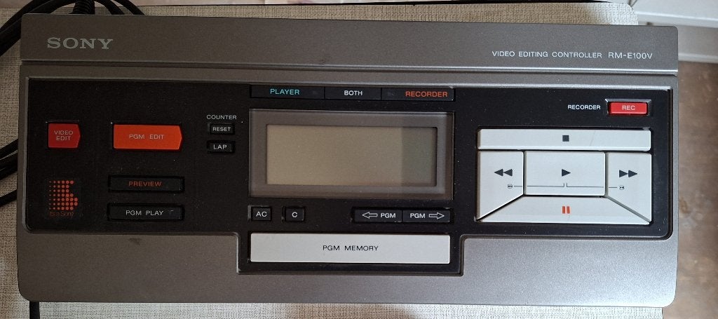 Sony r-e100v Video Editing Controller, Ophalen, Zo goed als nieuw, Video