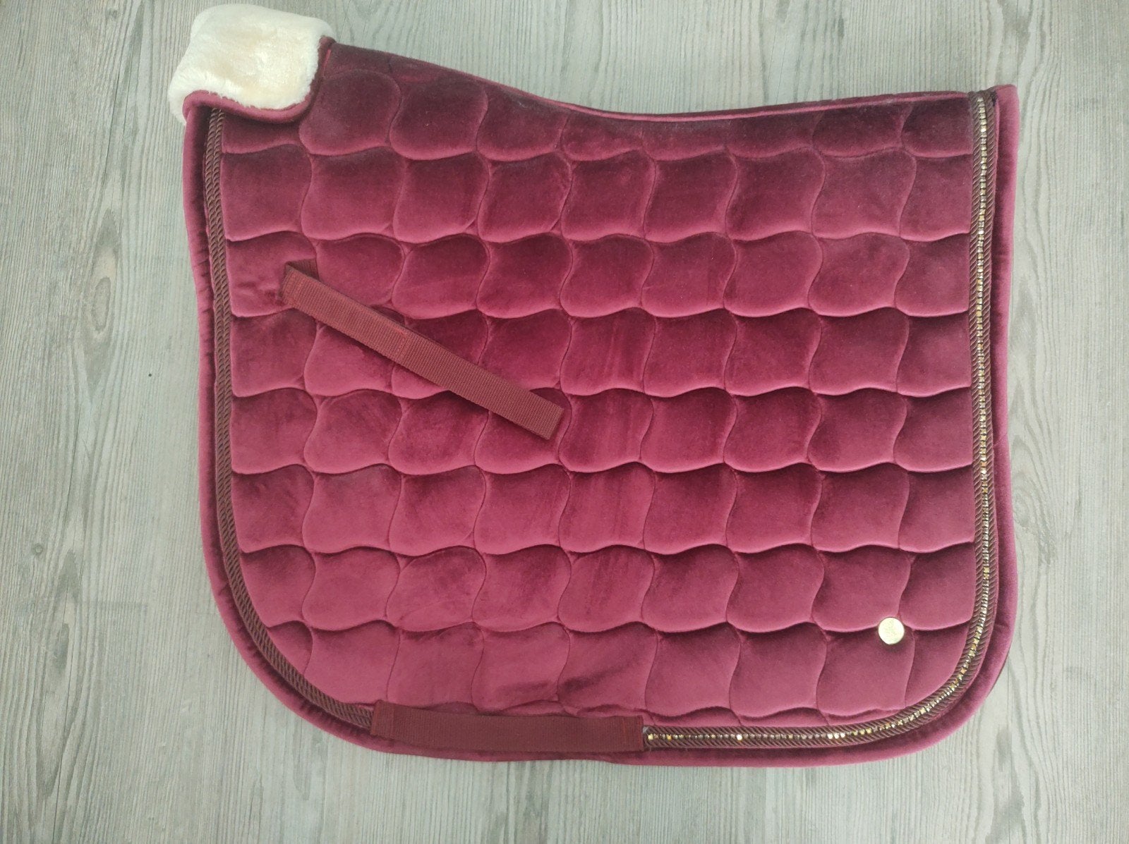 Skøl Equestrian full dressuur zadeldek, Full (L), Fluweel, Dressuurdekje, Ophalen of Verzenden