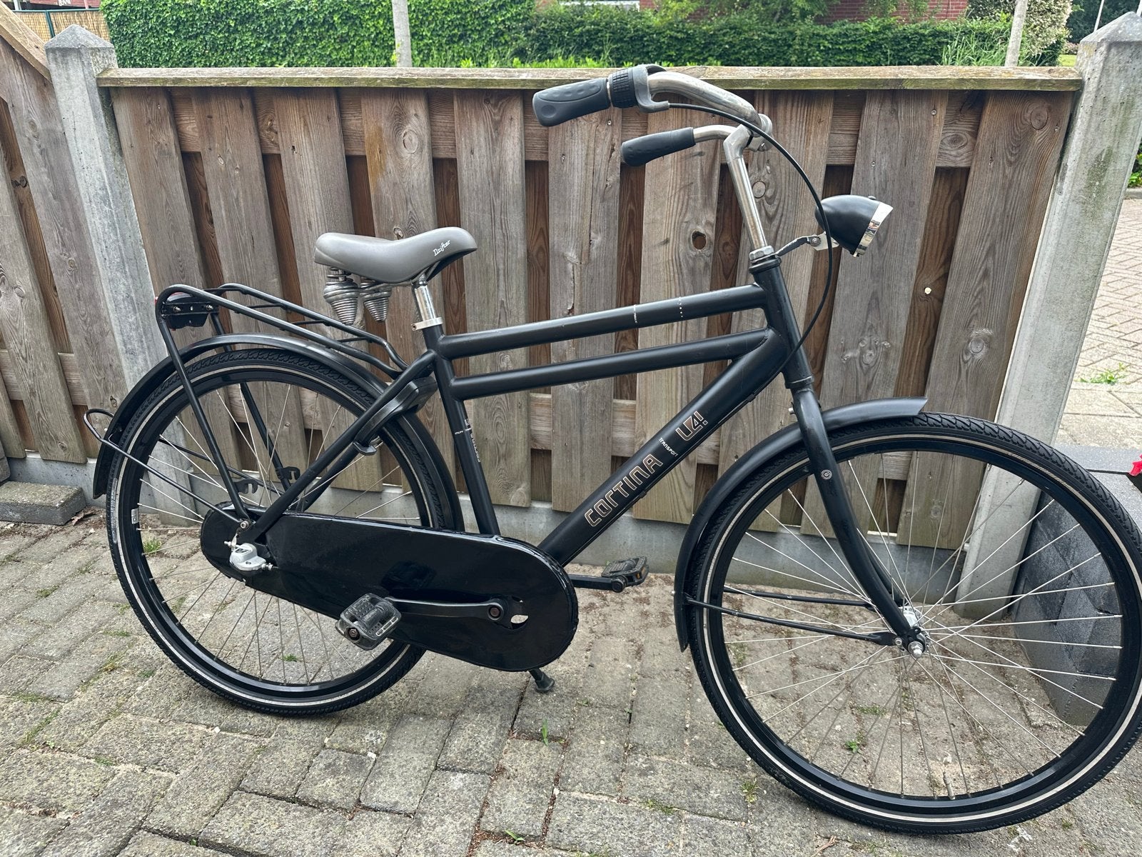 Cortina Jongensfiets 26 inch - Zwart, Gebruikt, Versnellingen, Minder dan 49 cm, Ophalen