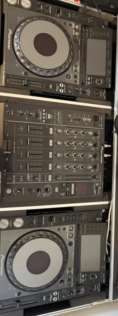 Pioneer CDJ-2000 Nexus + DJM-900 Nexus Set Incl. Flightcase, Ophalen, Zo goed als nieuw, Dj-set, Pioneer