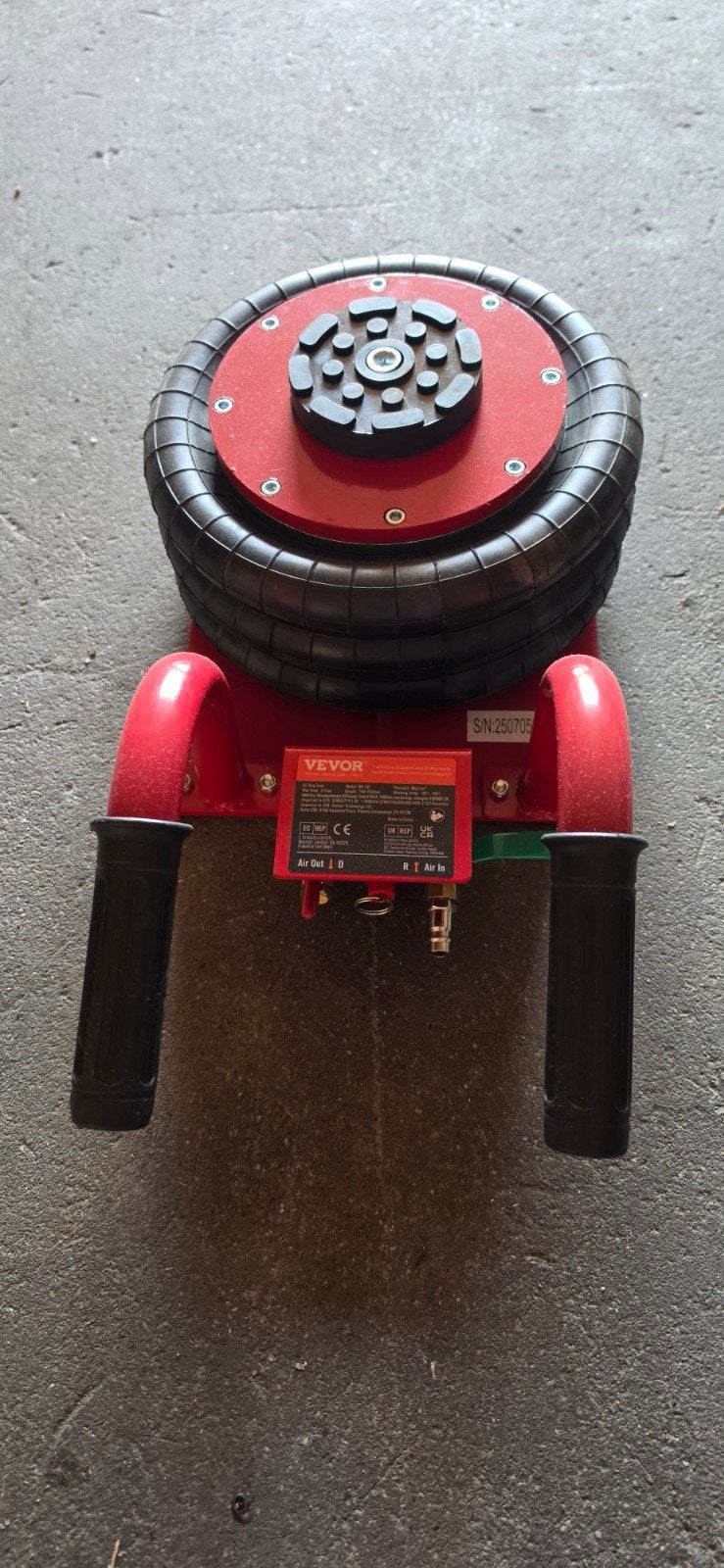 Vevor Air Bag Krik 3 Ton - HR 3B, Ophalen, Nieuw