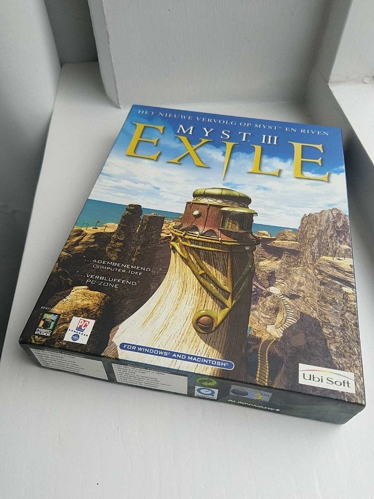 2001 PC/Mac Game: Myst III Exile Big Box CIB, Spelcomputers en Games, Avontuur en Actie, Gebruikt, 1 speler, Ophalen of Verzenden