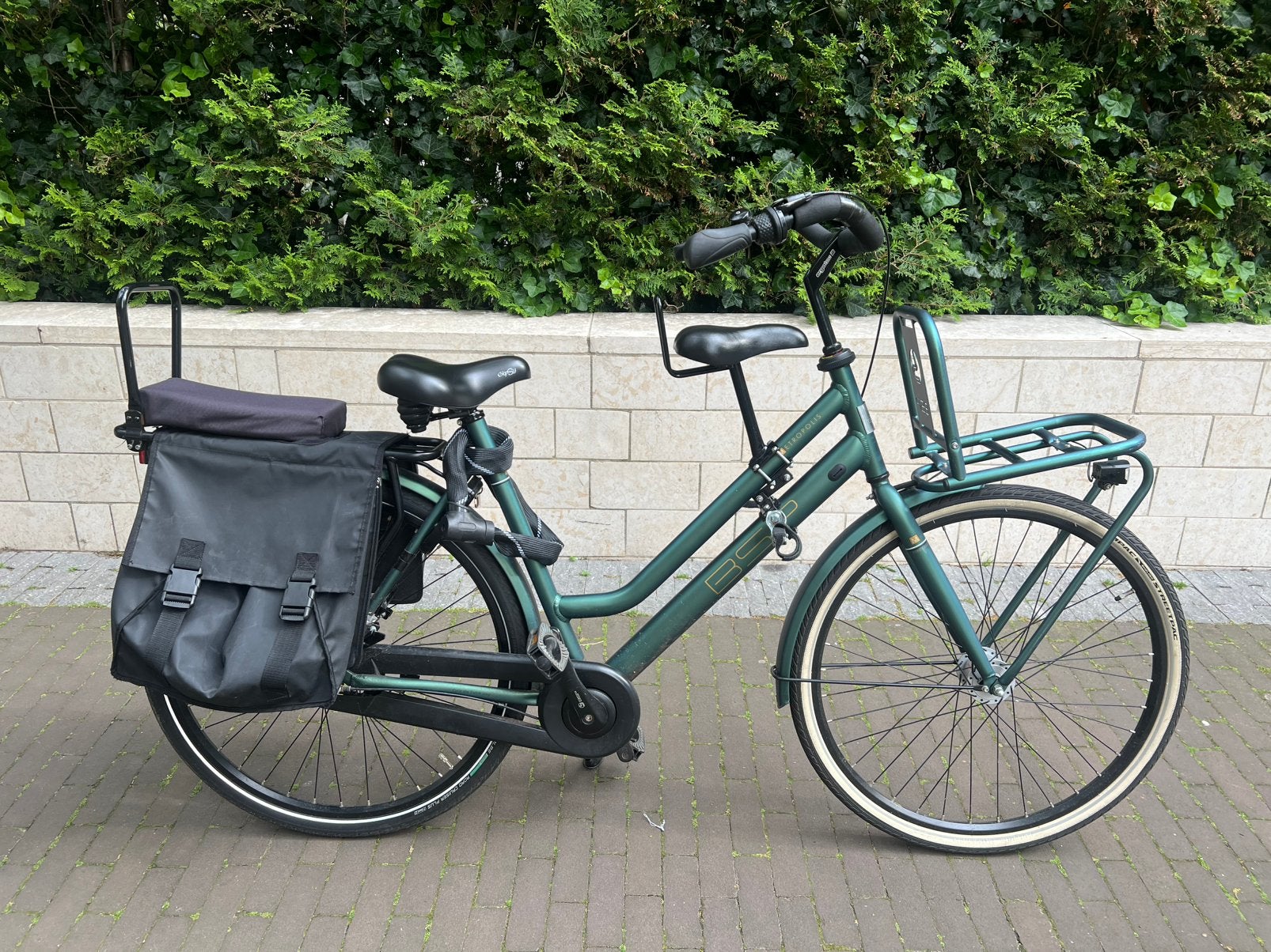 Cortina Transportfiets 2022 - Inclusief Kinderzitjes, Versnellingen, Zo goed als nieuw, 50 tot 53 cm, Trommelrem