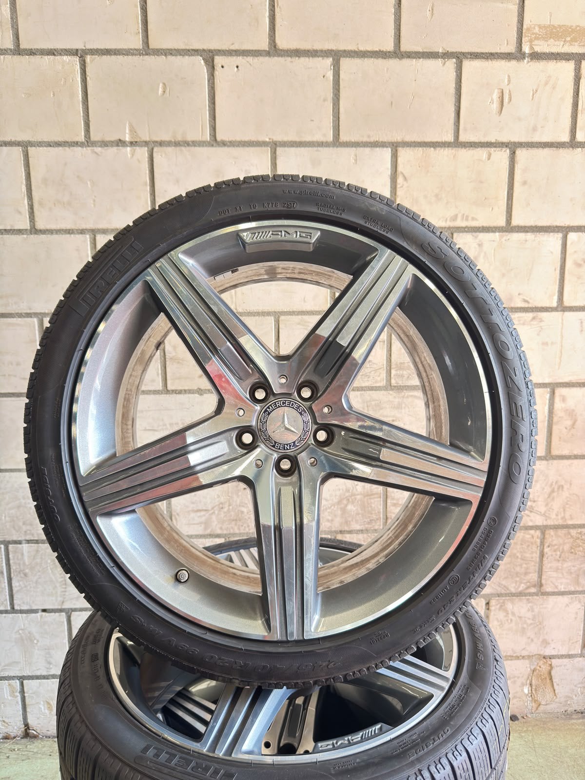 Mercedes S klasse Velg en Band breedte set amg, Auto-onderdelen, ., Banden en Velgen, Mercedes, Personenwagen