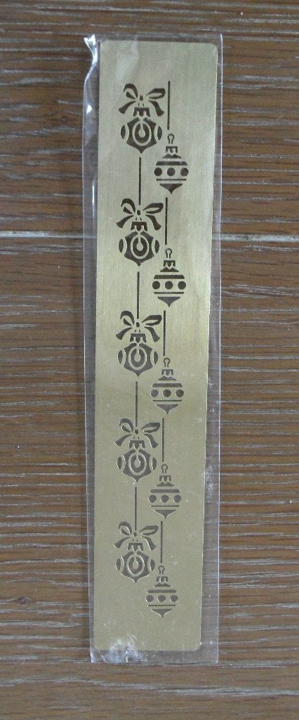 In goede staat: goudkleurige embossing mal, Ophalen of Verzenden, Zo goed als nieuw, Kerst, Pons of Mal