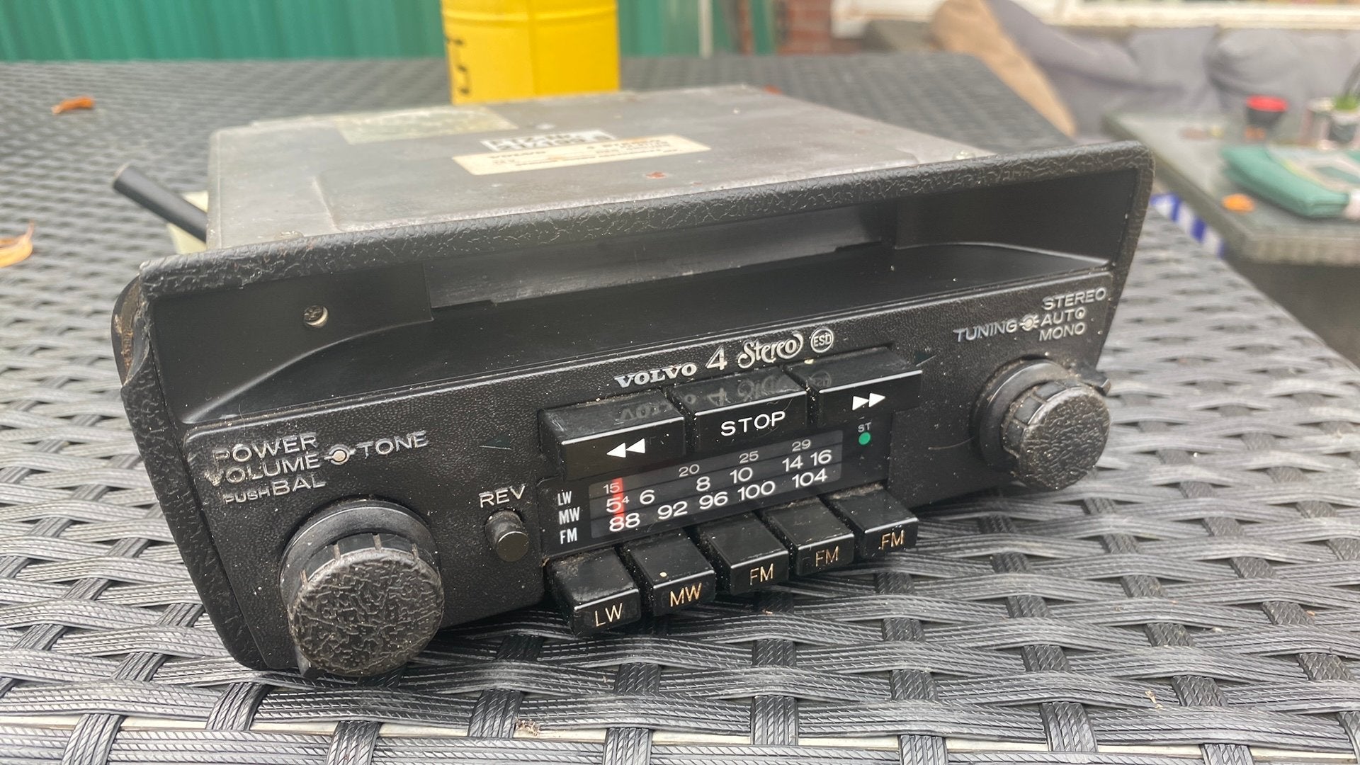 Autoradio volvo 240 260  oldtimer, Auto diversen, Ophalen of Verzenden