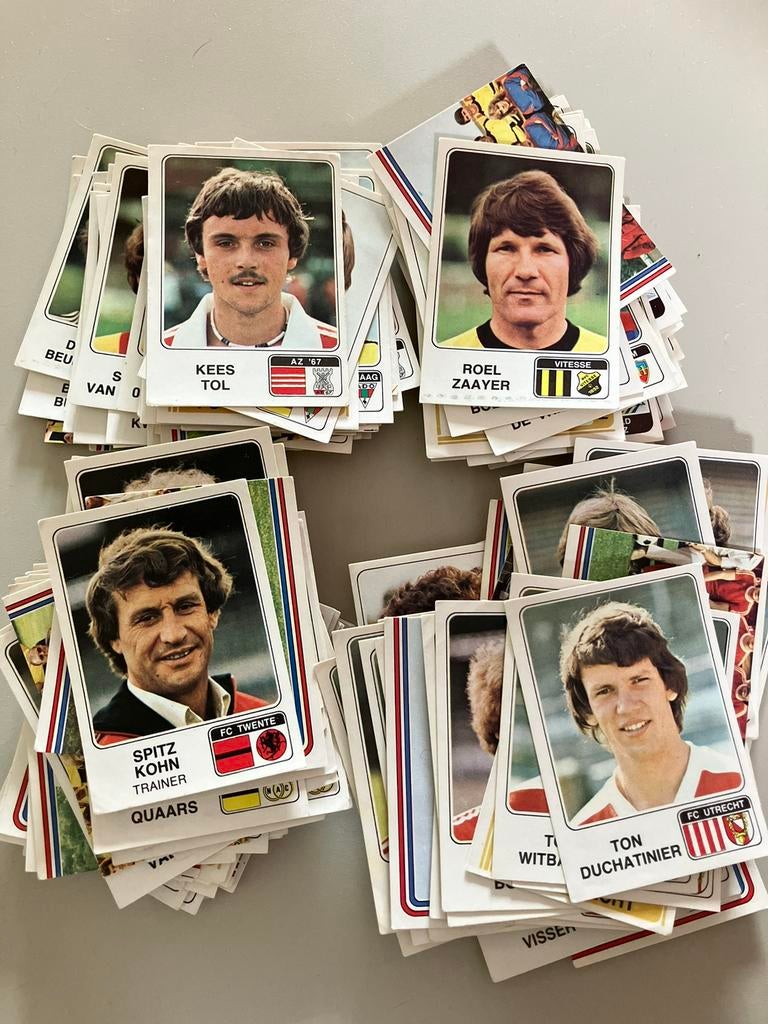 Panini Voetbal 79 - nagenoeg 200 stuks, Ophalen of Verzenden, Gebruikt, Ajax, Poster, Plaatje of Sticker