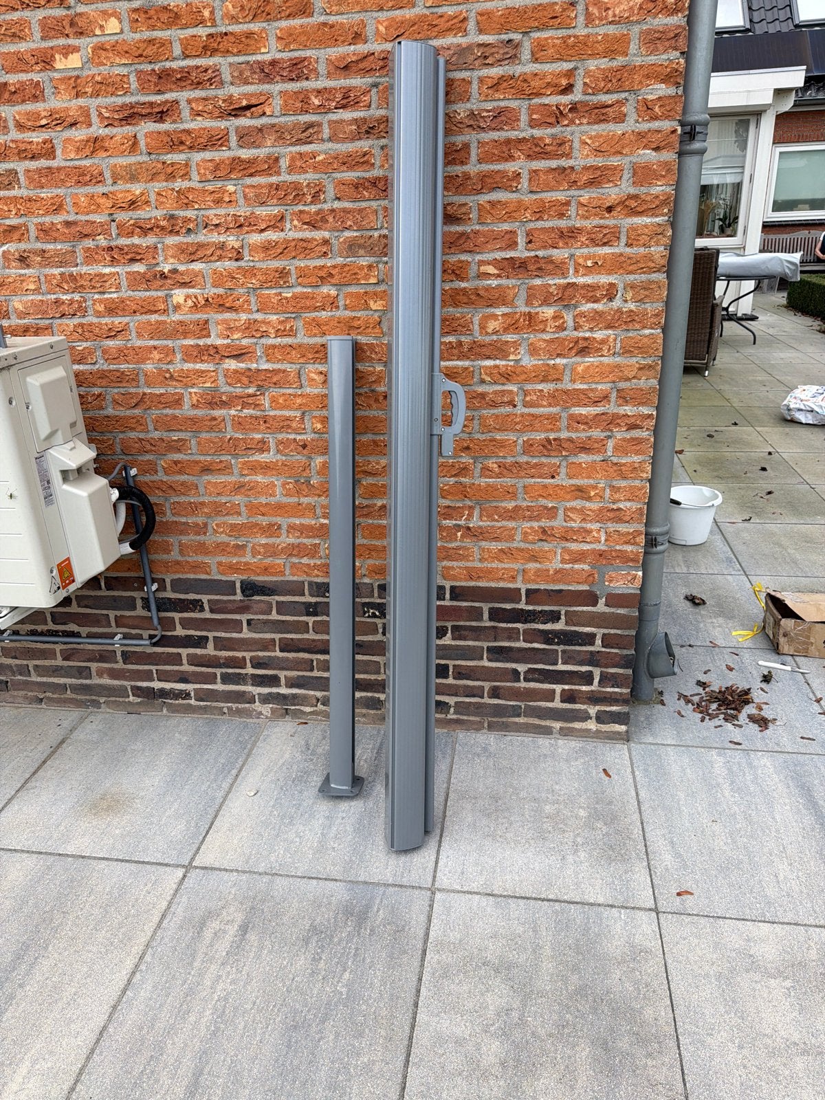2x Nieuwe Uittrekbare Windschermen 350x180 cm, Ophalen, Uittrekbaar, Nieuw