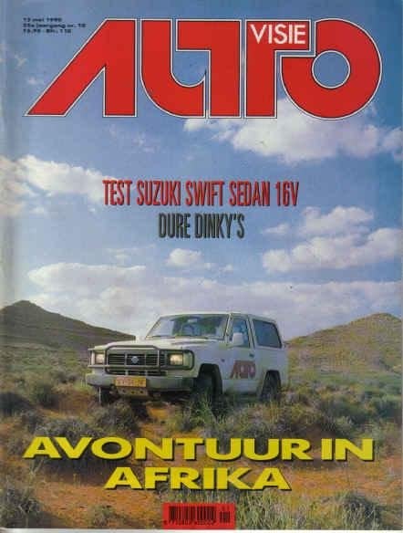 Autovisie 10 1990 : Land Rover Discovery - Mitsubishi Pajero, Ophalen of Verzenden, Gelezen, Algemeen