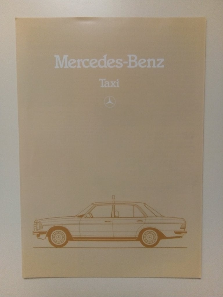 Mercedes-Benz Taxi Programma 1983, Verzenden, Mercedes, Zo goed als nieuw, Mercedes-Benz