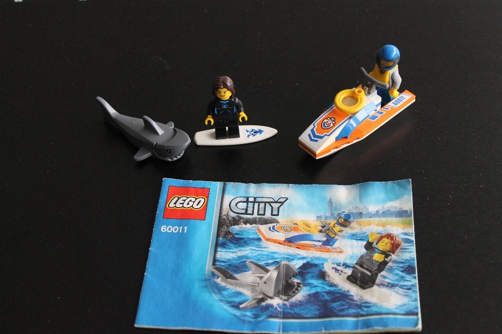 lego city coastguard waterscooter 60011, Compleet, City, Lego, Ophalen of Verzenden