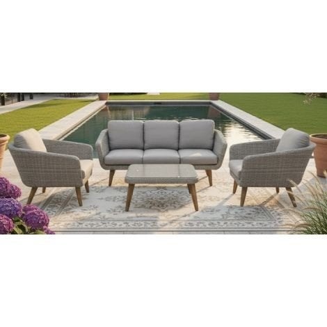 Mire loungeset te koop Nieuw, Ophalen of Verzenden, Nieuw, Wicker