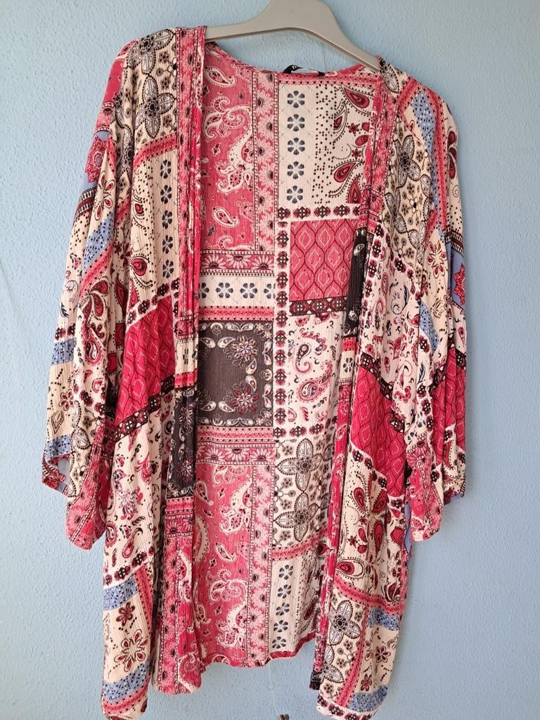 Mooie kimono-vest. Grote maat., Overige kleuren, Maat 46/48 (XL) of groter, Nieuw, Ophalen of Verzenden
