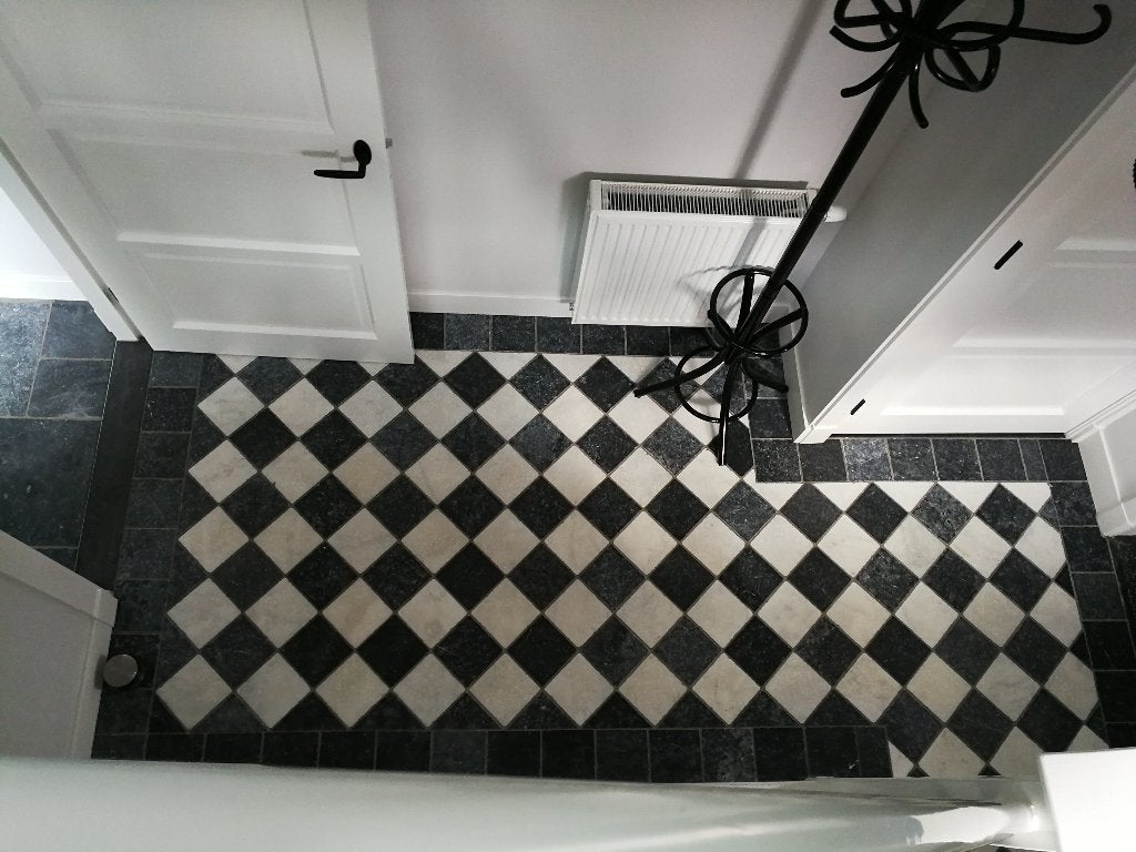 zwart wit marmer 15x15 cm tegels, Ophalen of Verzenden, Nieuw, Overige typen