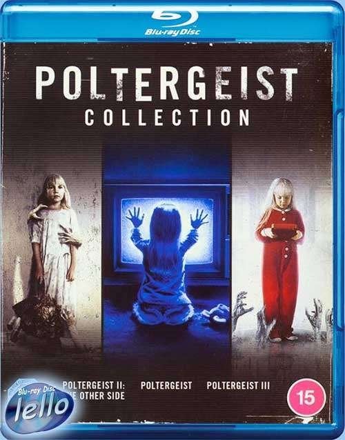 Blu-ray: Poltergeist Trilogy (1982-88 JoBeth Williams) UKNLO, Ophalen of Verzenden, Nieuw in verpakking, Horror