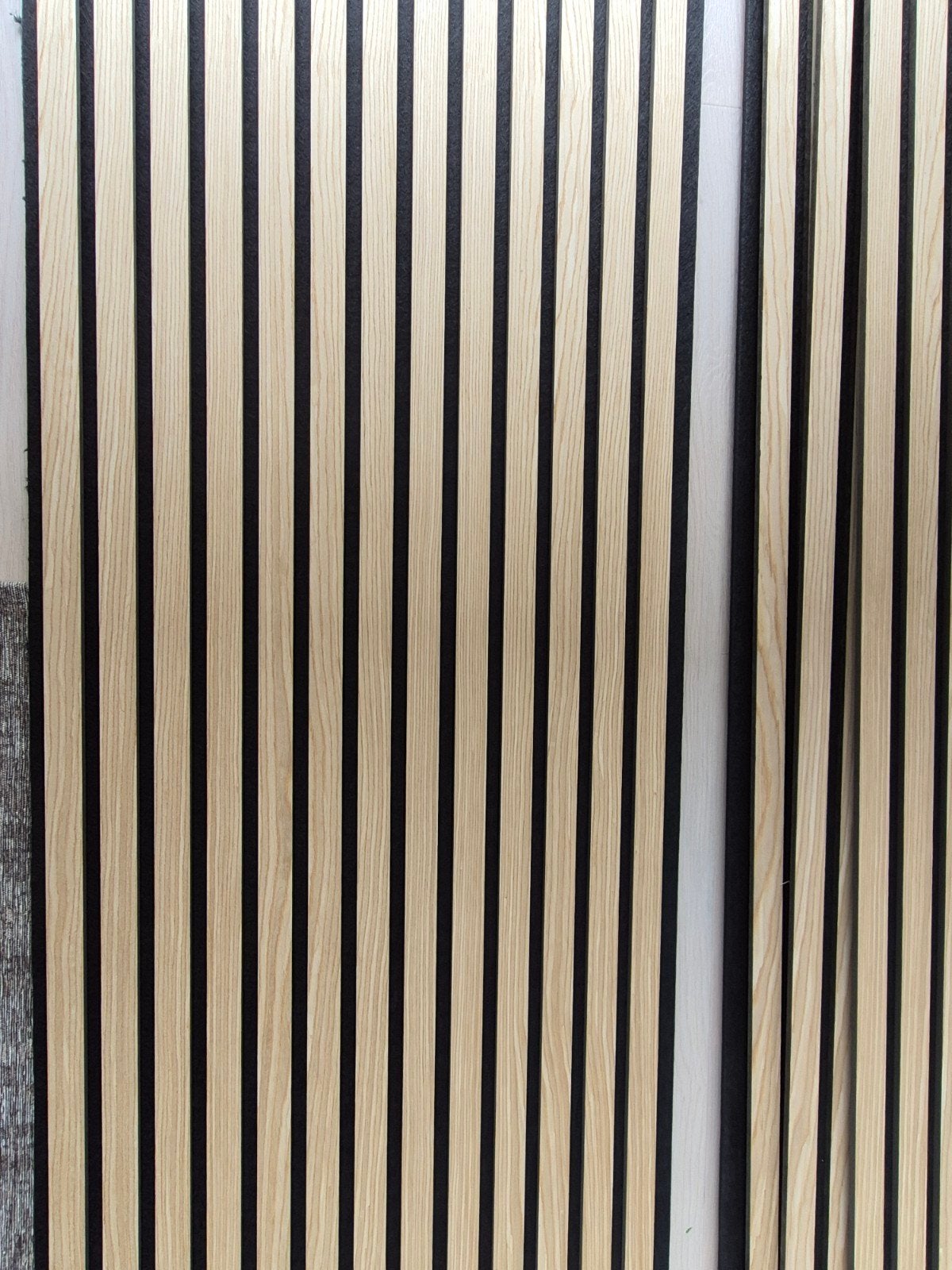 Akoestische wandpanelen - Blank Eiken (254x60cm), Doe-het-zelf en Verbouw, Ophalen, Eiken, Overige typen, Zo goed als nieuw