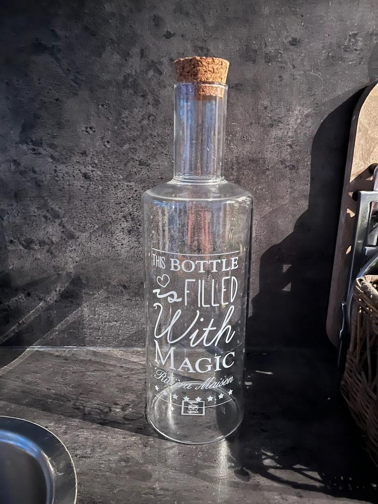 Te koop: Rivièra Maison waterfles/fles, deco, Overige typen, Nieuw, Ophalen of Verzenden, Glas