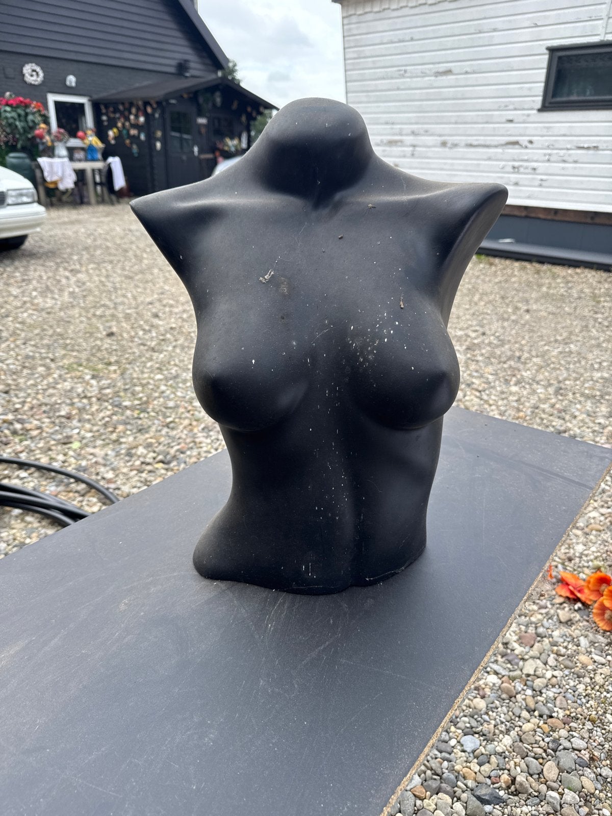 Zwart paspop bovenlichaam 50cm, Ophalen of Verzenden, Gebruikt, Overige typen