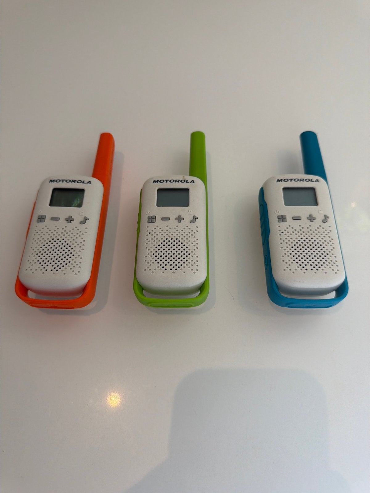 Motorola Talkabout T42 Walkie Talkie Set - 3 stuks, Telecommunicatie, Portofoons en Walkie-talkies, Gebruikt, Ophalen of Verzenden