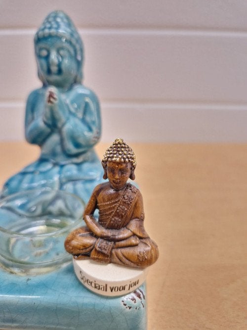 boeddah waxinehouder, Ophalen of Verzenden, 'T Olde Gre-j, Info@toldegrej.nl, Endepoelstraat 20f Didam