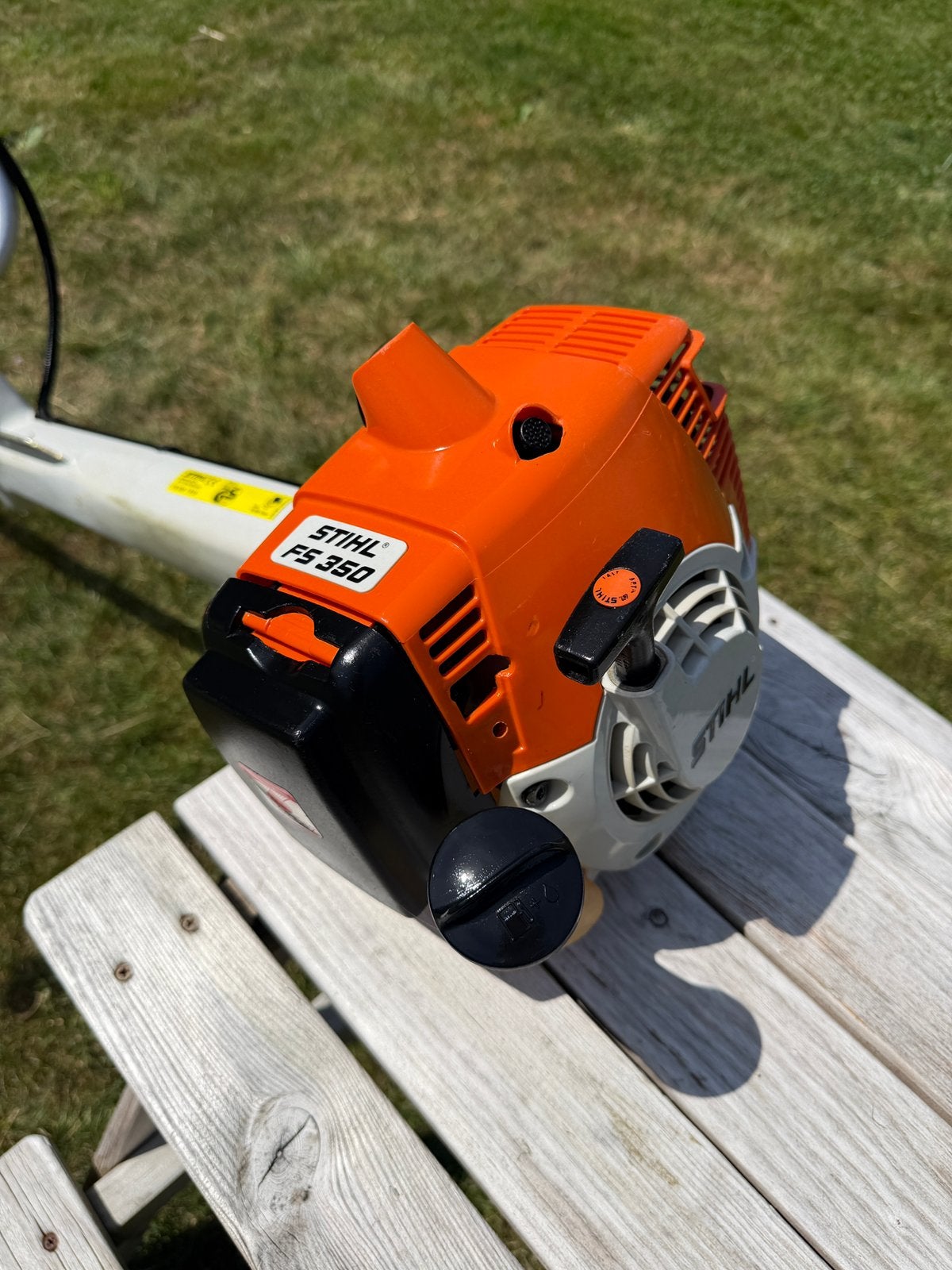 ‼️ stihl fs350 bosmaaier ‼️, Ophalen, Zo goed als nieuw, Benzine