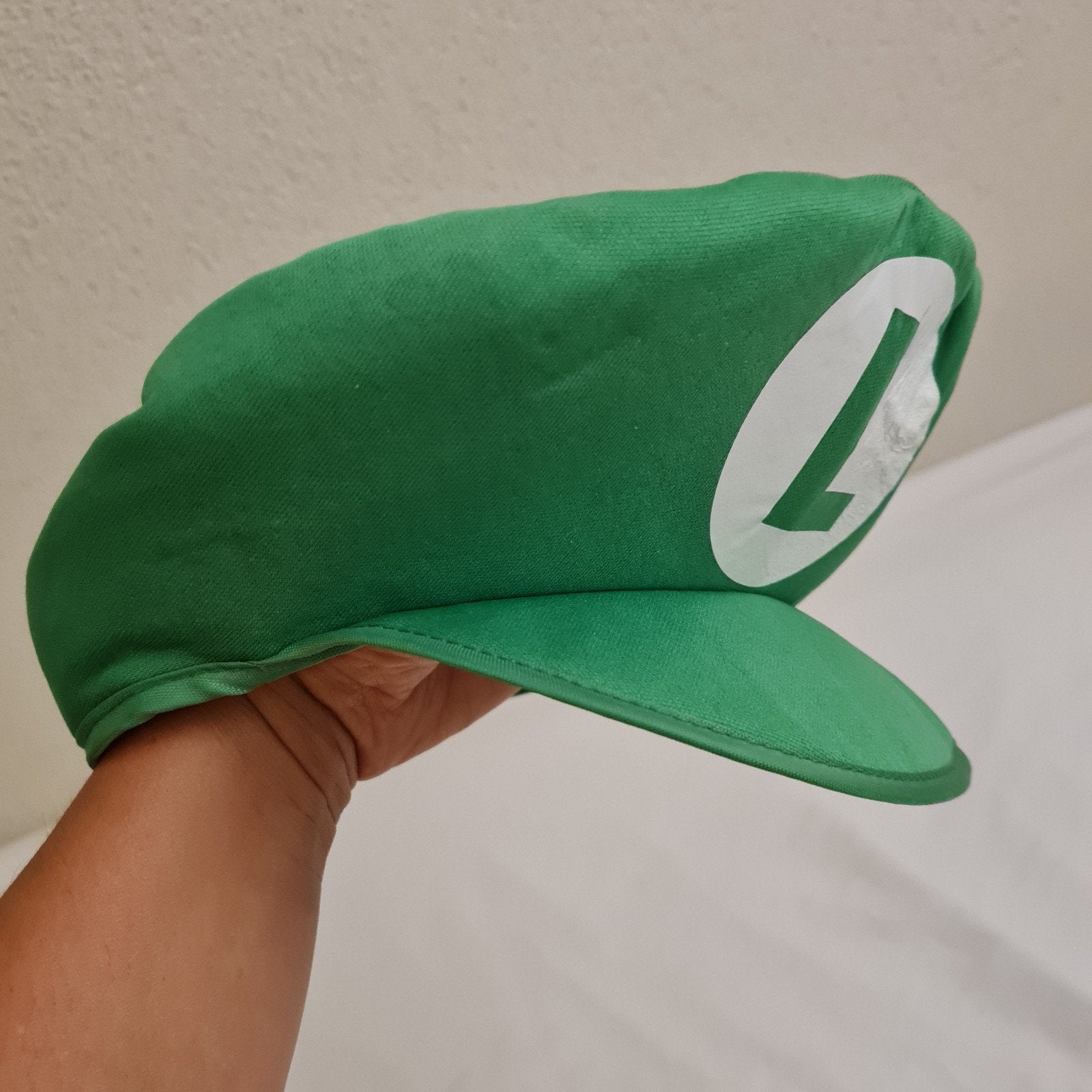 Luigi pet, Super Mario, One size fits all, Ophalen of Verzenden, Pet