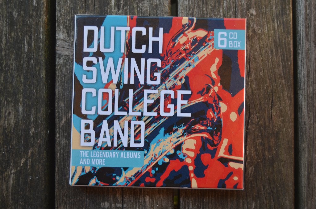Dutch Swing College 6 CD Box Gesigneerd door de band, Gebruikt, Boxset, Ophalen of Verzenden, Gesigneerd
