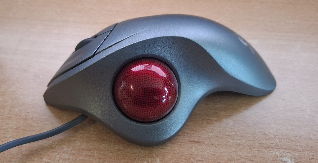 Logitech trackball., Rechtshandig, Logitech, Overige typen, Ophalen of Verzenden