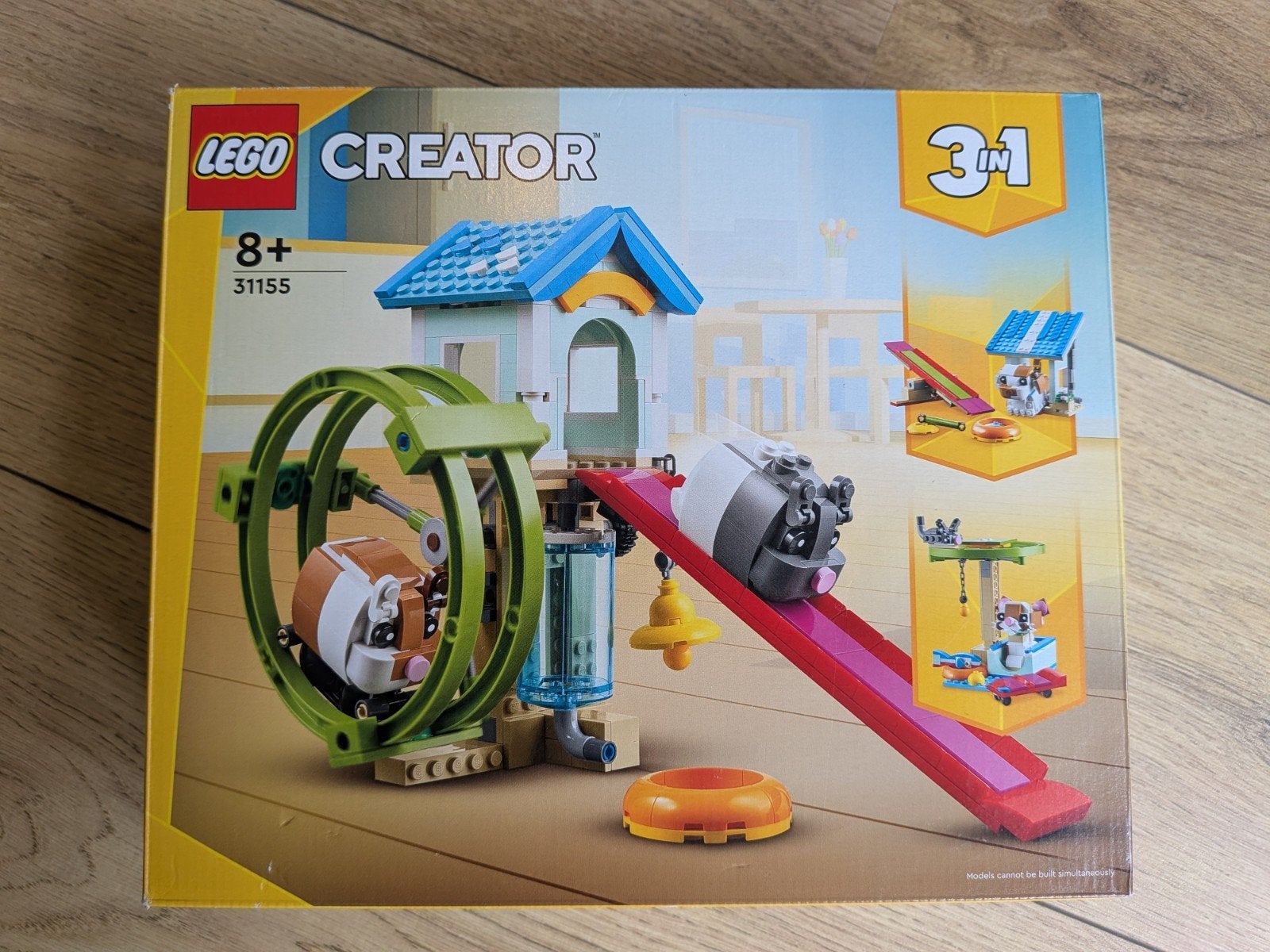 LEGO Creator 31155 Hamsterwiel - 3-in-1 set, Inclusief instructies, Lego, Ophalen of Verzenden, Zo goed als nieuw