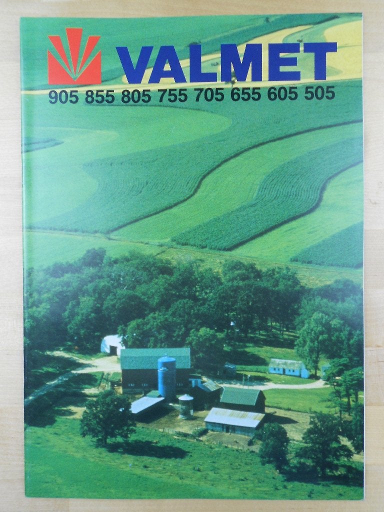 Valmet 505 605 655 705 755 805 855 905 Tractor Brochure 1989, Verzenden, Zo goed als nieuw, Valmet