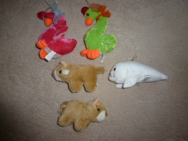 NIEUW 5 super leuke en lekker zachte knuffels 18 cm, Ophalen of Verzenden, Nieuw, Overige typen