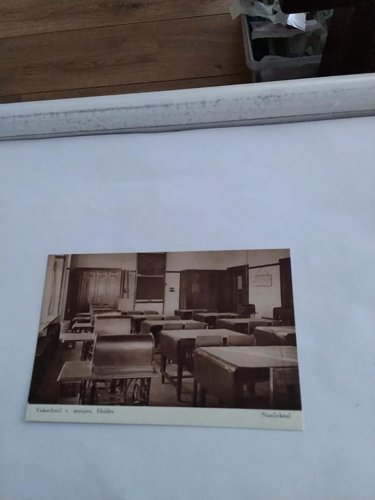 HELDER. VAKSCHOOL V. MEISJES.  NAAILOKAAL, Ophalen of Verzenden, Voor 1920, Noord-Holland
