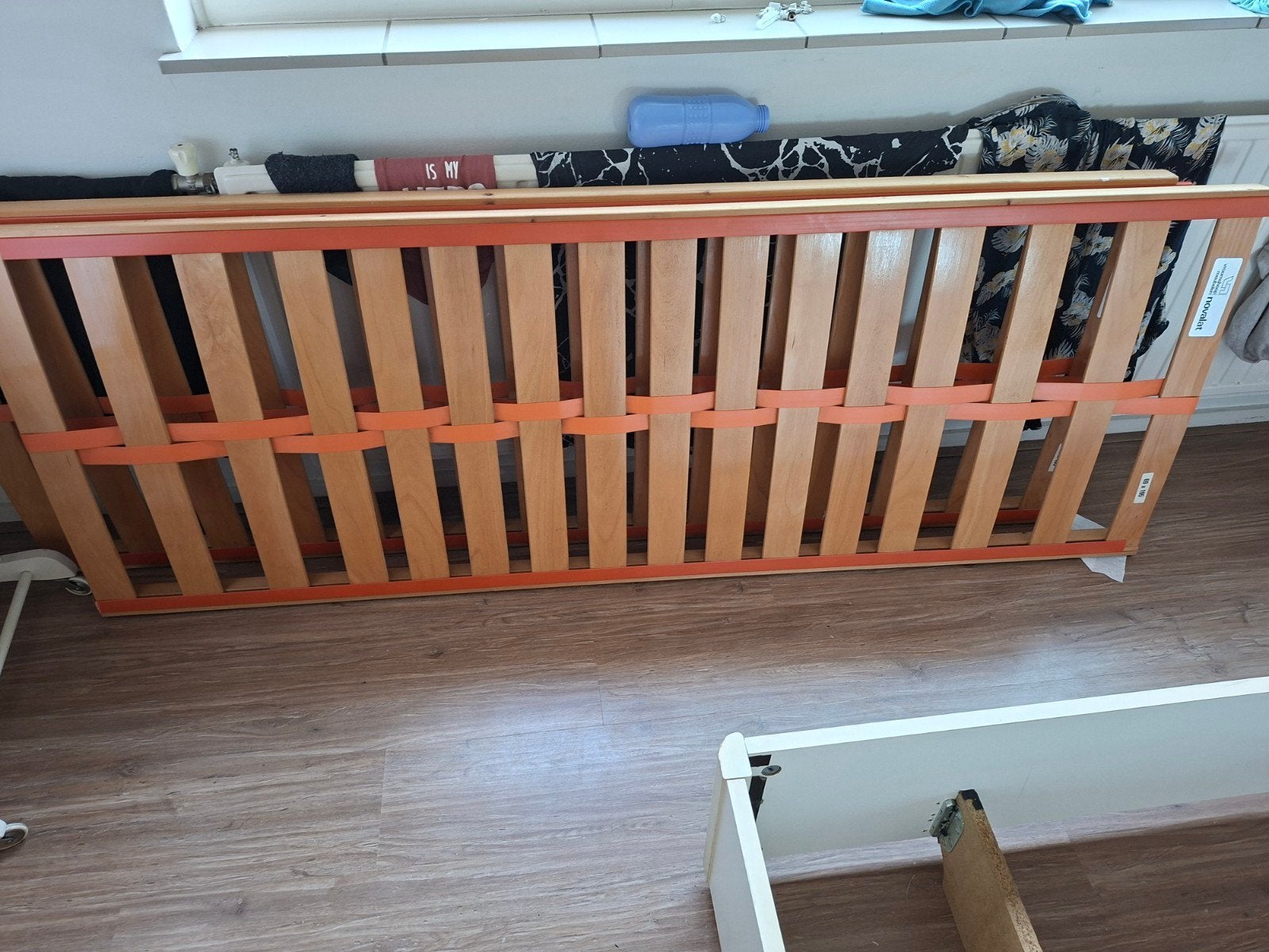 2 lattenbodem voor 140 bed, Tweepersoons, Zo goed als nieuw, Bedbodem, 200 cm