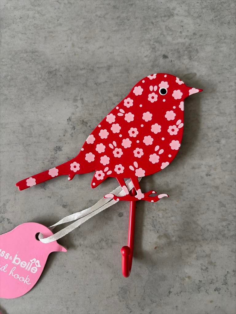 2 vogel haakjes - Sass & Belle Bird Hook, Wandhaken, Nieuw, Ophalen of Verzenden, Minder dan 100 cm