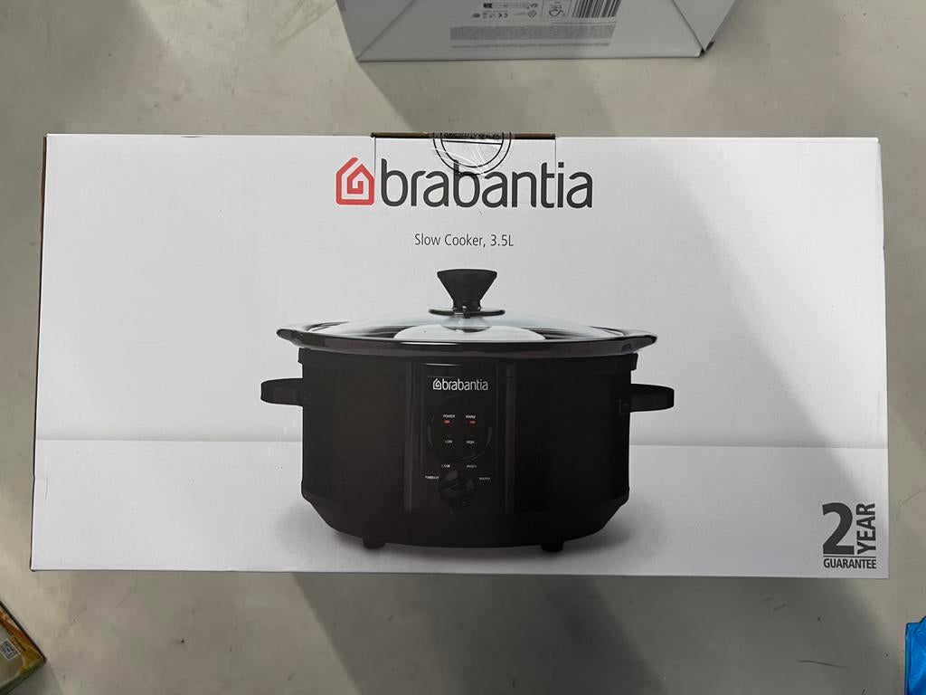 Brabantia Slow Cooker 3.5L, Ophalen of Verzenden, Nieuw