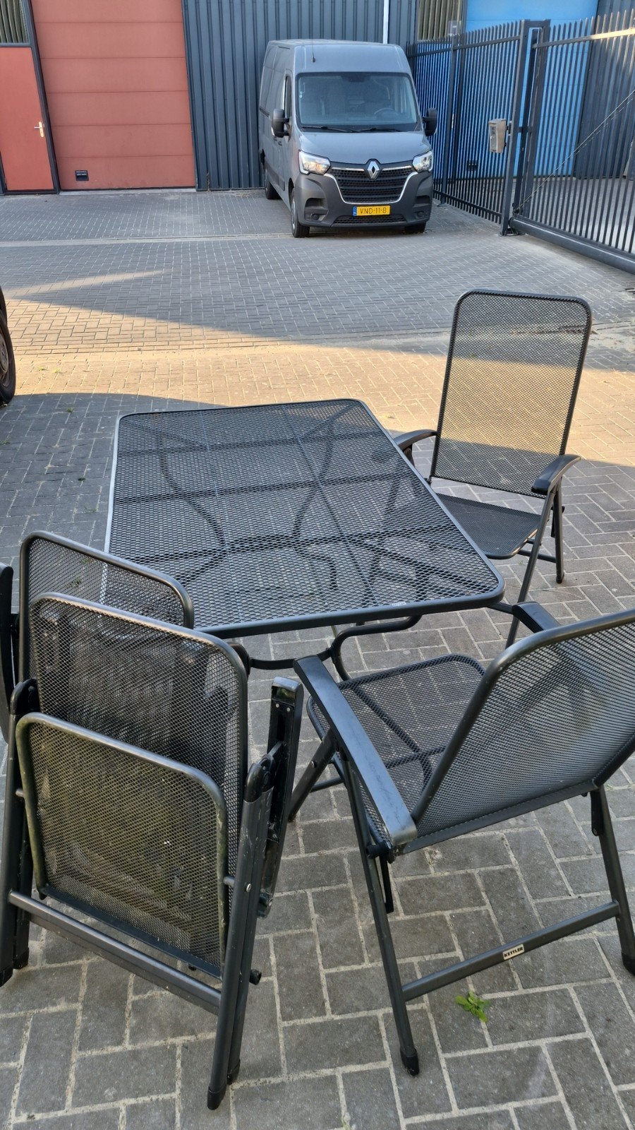 Kettler tuinset: tafel met 4 stoelen, Ophalen, ., ., .