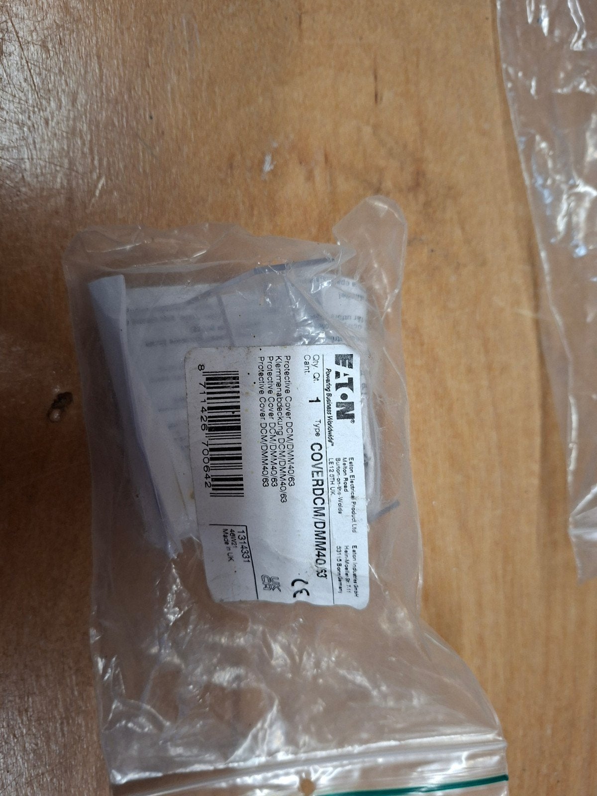 Eaton COVERDCM/DMM40/63 beschermkap, Ophalen of Verzenden, Nieuw, Eaton, Overige typen